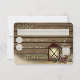 Rústica respuesta en madera de granero de invierno