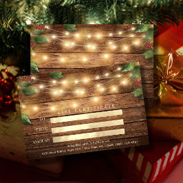 Rústica Seasonal Country Corporate Mistletolight
