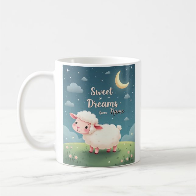 Rústica taza de café - Dulces sueños de tu granja (Izquierda)