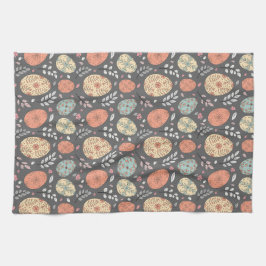 Rústica toalla de cocina de Pascua - Huevo pastel 