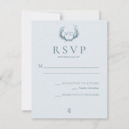 Rústicas anhelas con flor | RSVP de boda