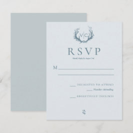 Rústicas anhelas con flor | RSVP de boda