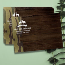 Rústico Boda de ciervos de campo occidental al air