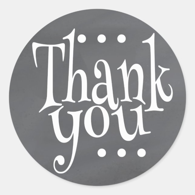 Rústico Cartel de agradecimiento Sellos (Anverso)