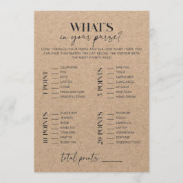 Rústico Kraft Bridal Shower Whower En Tu Bolsa