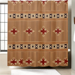 Rústico Shabby Chic Cortinas de Ducha Estilo 1