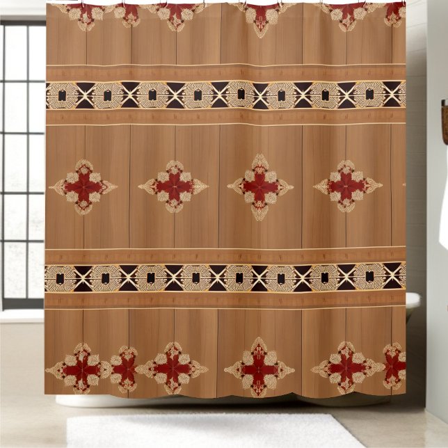 Rústico Shabby Chic Cortinas de Ducha Estilo 1 (Subido por el creador)