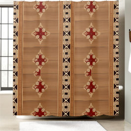 Rústico Shabby Chic Cortinas de Ducha Estilo 2