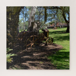 Rústico Tractor Vintage, rompecabezas