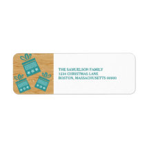 Rústico verde azulado presenta etiquetas de direcc