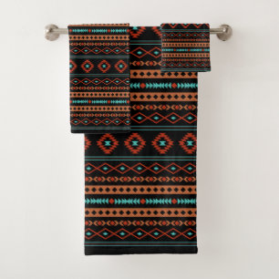 Rusts aztecas Verde azulado Motivos mixtos negro R