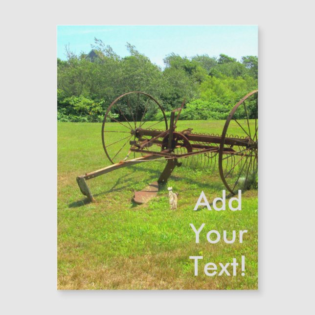 Rusty equipo de la antigua granja (Anverso)