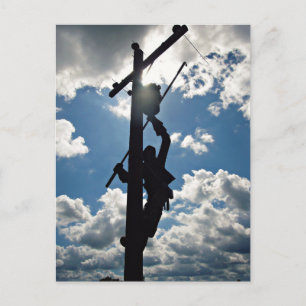 Rusty la tarjeta postal de Lineman