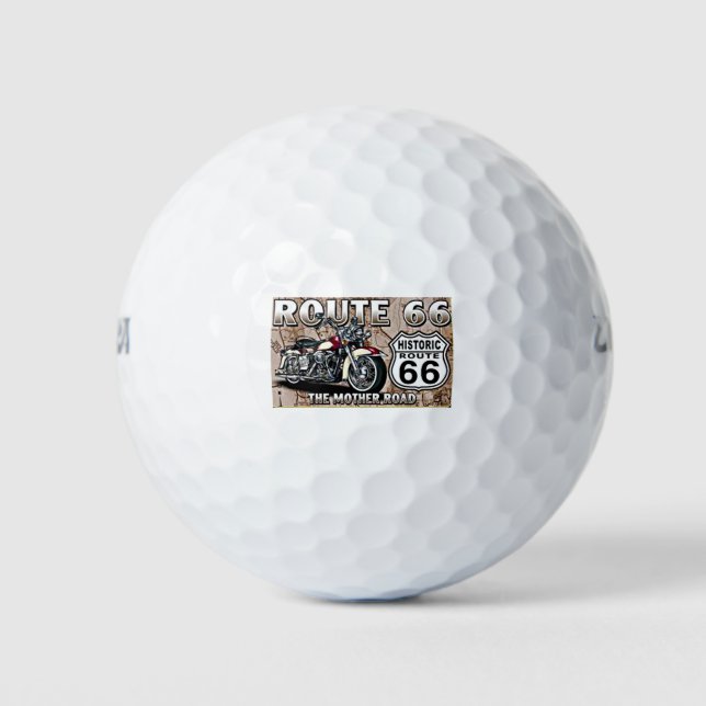 ***RUTA 66*** BOLA DE GOLF (Anverso)