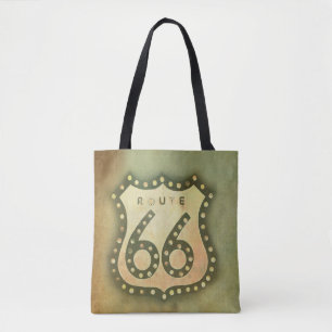 ruta 66 bolsa de señas de seña vintage chic