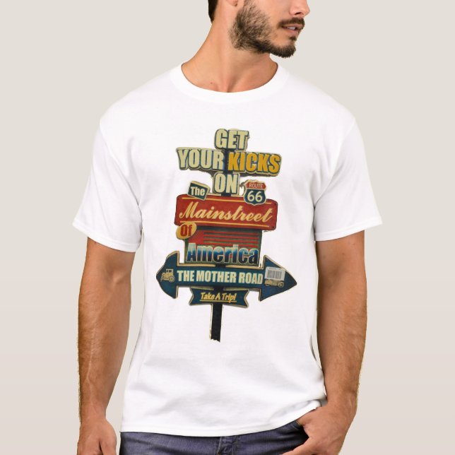 **RUTA 66** CAMISA DE AUTOPISTA LEGENDARIA (Anverso)