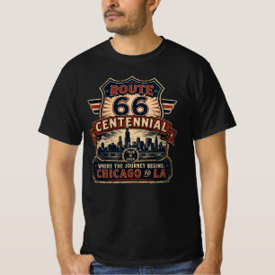 Ruta 66 Camiseta del Centenario de Chicago Roadwea