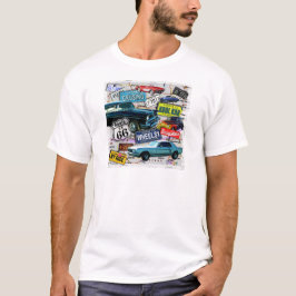 Ruta 66 - CAMISETAS LIGERAS de S de los HOMBRES