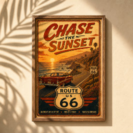 Ruta 66 Chase Sunset Road Arte