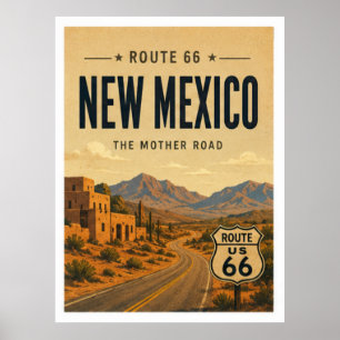 Ruta 66 de Nuevo México Arte de Viaje al Desierto