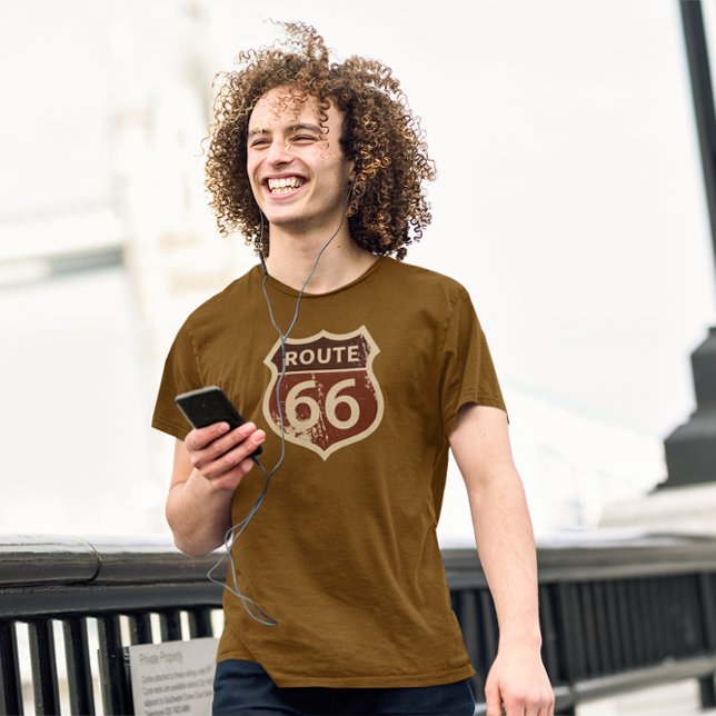 Ruta 66 en peligro | Retro | Camiseta vieja (Subido por el creador)