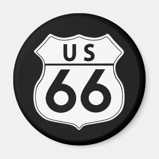 Ruta 66: imán de Rótulo clásico por carretera