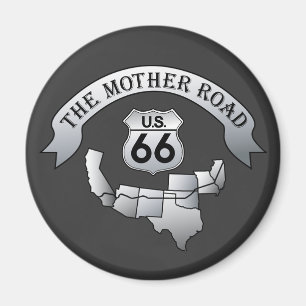 Ruta 66: Imán de Rótulo de carretera madre