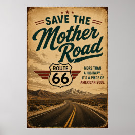 Ruta 66 Salva la carretera madre Arte de carretera