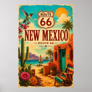 Ruta 66 Vibrante Arte del Suroeste de Nuevo México