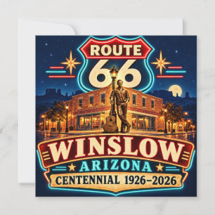 Ruta 66 Winslow Arizona Centenario Noches de Neón
