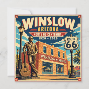 Ruta 66 Winslow Arizona Centenario Viajes Antiguos