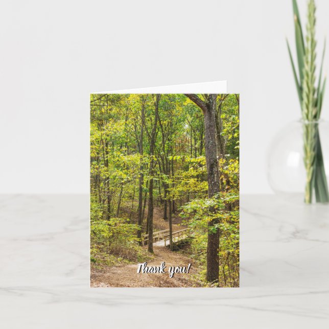 Ruta A La Tarjeta De Agradecimiento Del Puente (Anverso)