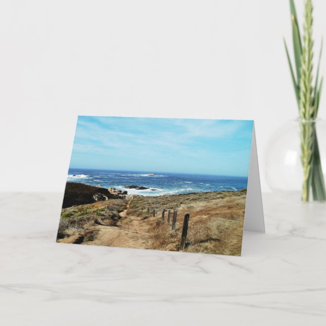 Ruta A La Tarjeta De Escritura De Mar Psalm 25:4 (Anverso)