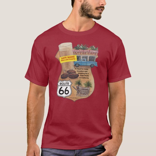 Ruta camiseta de la sacudida de 66 fechas (Anverso)