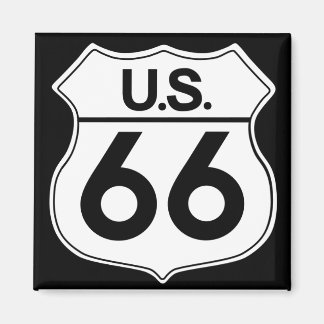 Ruta clásica 66 imán 2
