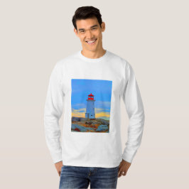 Ruta del faro de la camiseta de la ensenada de Peg