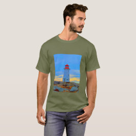 Ruta del faro de la camiseta de la ensenada de Peg