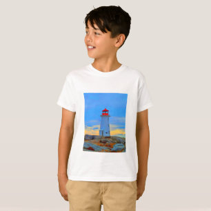Ruta del faro de la camiseta de la ensenada de Peg