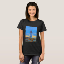 Ruta del faro de la camiseta de la ensenada de Peg