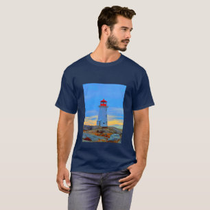 Ruta del faro de la camiseta de la ensenada de Peg