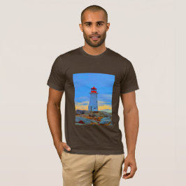 Ruta del faro de la camiseta de la ensenada de Peg