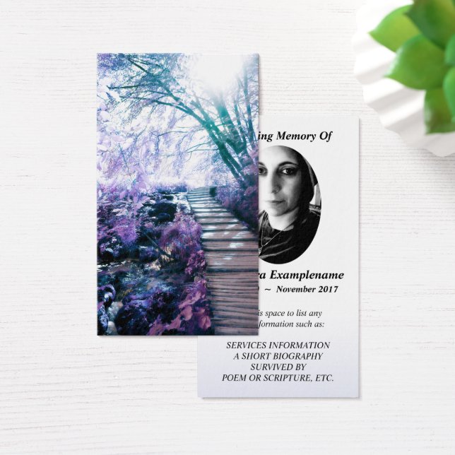 ruta encantada de la tarjeta conmemorativa (Escritorio)