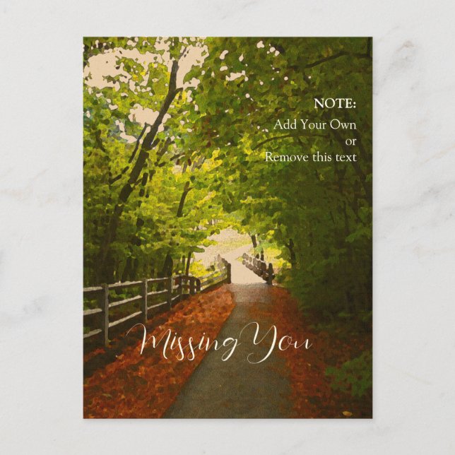 Ruta FOREST Fall 07 - Tarjeta postal (Anverso)