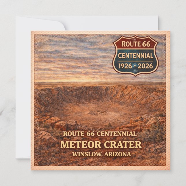 Ruta Winslow Meteor Crater 66 (Anverso)