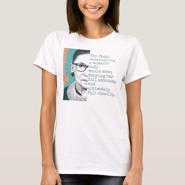 Ruth Bader Ginsberg - Camiseta por la igualdad de  (Anverso)