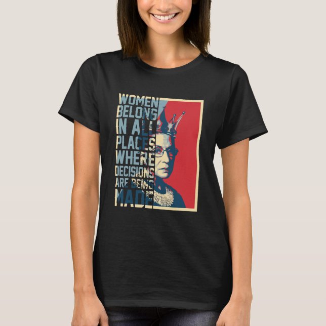Ruth Bader Ginsburg - célebre camiseta de RBG (Anverso)
