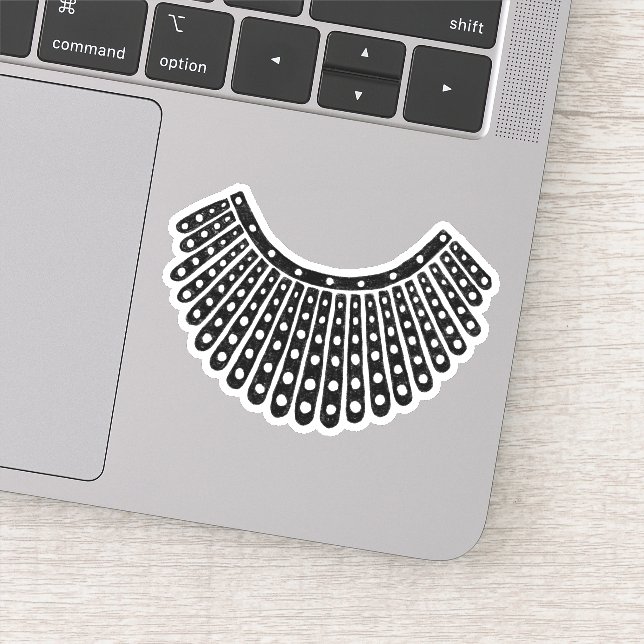 Ruth Bader Ginsburg, célebres Pegatinas del Collar (Detalle)