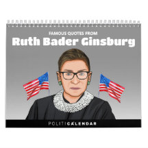 Ruth Bader Ginsburg cita calendario