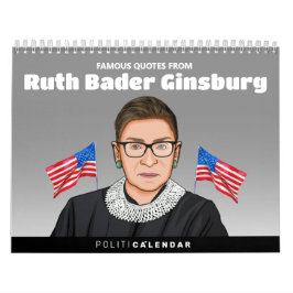 Ruth Bader Ginsburg cita calendario