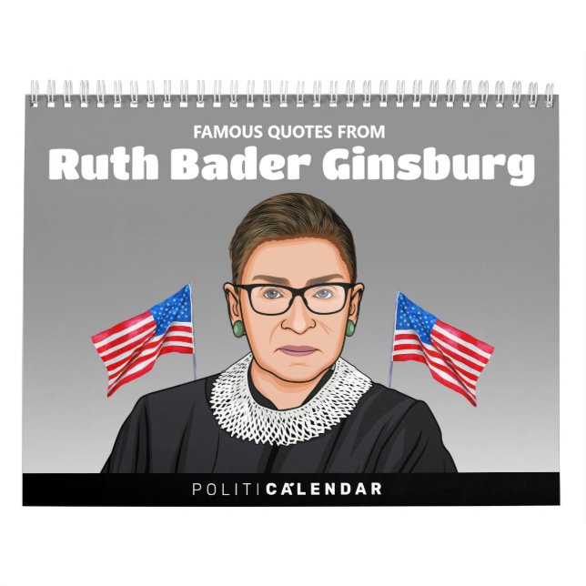 Ruth Bader Ginsburg cita calendario (Tapa)